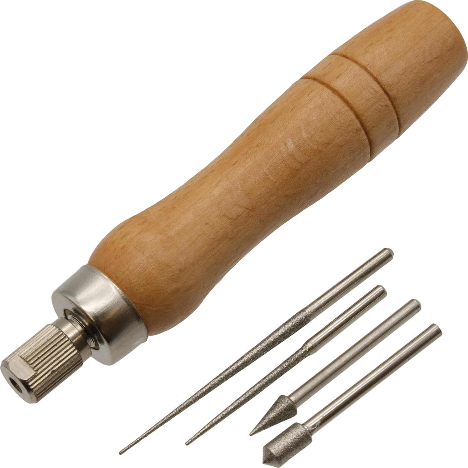 5 Pc Diamond Bead Hole Reamer Set Beading Drill Tool