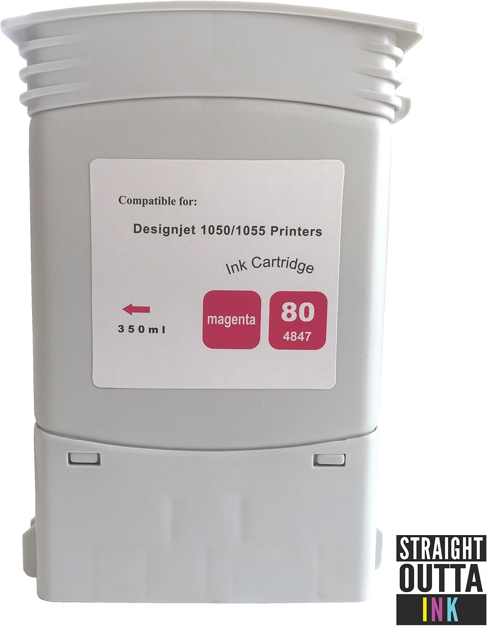 Straightouttaink Compatible HP 80 Magenta Ink Cartridge 350ml