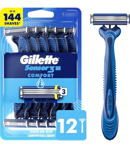 Amazon.com: Gillette Sensor3 Sensitive Men's Disposable Shaving