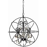 Maxim Orbit-Four Light Chandelier in Modern style-19 Inches Wide by 21.5 inches high-Oil Rubbed Bronze Finish -Traditional