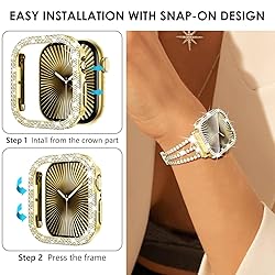 Wingle 2 Pack Bling Case for Apple Watch Series 10