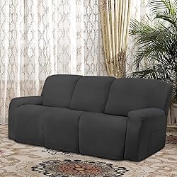 Easy-Going 8 Pieces Microfiber Stretch Sectional