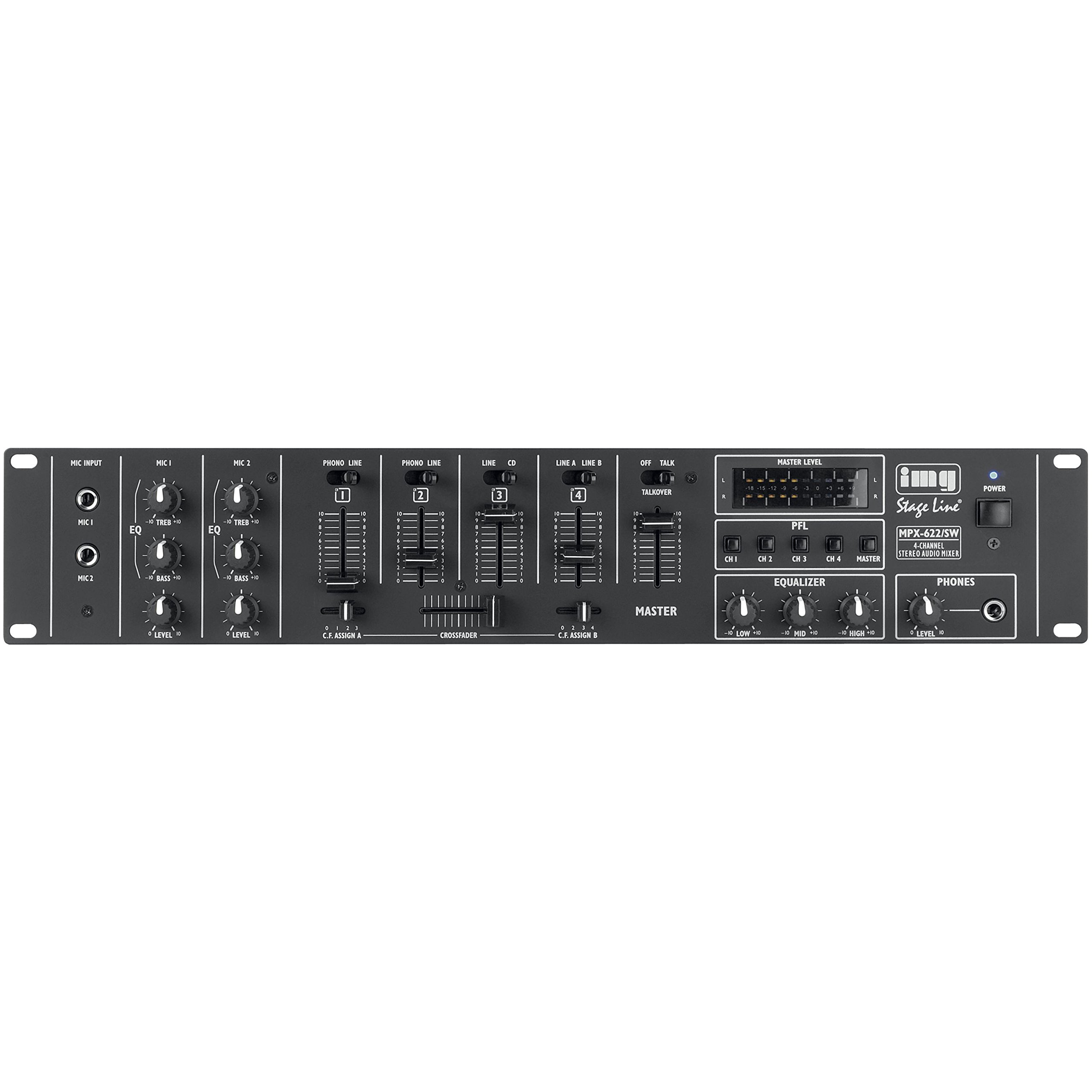 IMG Stage Line MPX-622/SW 6 Channel Stereo Mixer