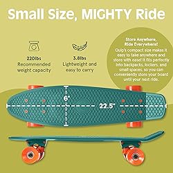 Retrospec Quip Mini Cruiser Adult Skateboard