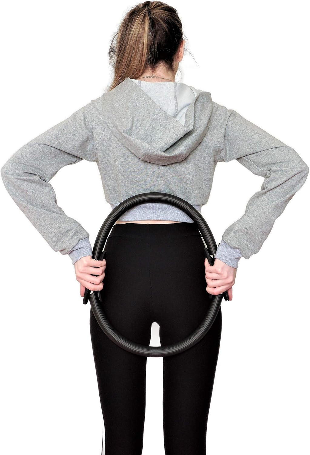 Ida Dell Pilates Ring – Fitness Ring for Yoga and Pilates – Exercise Ring with Dual-Grip Handles – Pilates Circle Intense Training – Comfortable and Lightweight – High-Resistance Yoga Ring (Cyan) : Sports & Outdoors