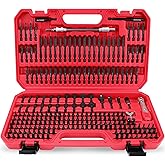 232-Piece Ultimate Screwdriver Bit Set, Cr-V Impact Driver Bit Set Includes Security Bits,Nut Driver, Ratchet Wrench and Bits Holder