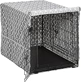 MidWest Homes for Pets Crate Cover 91 cm with Teflon Protector Gray Privacy