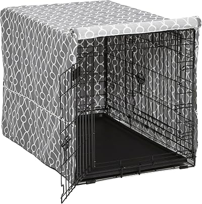 MidWest Homes for Pets Crate Cover 91 cm with Teflon Protector Gray Privacy