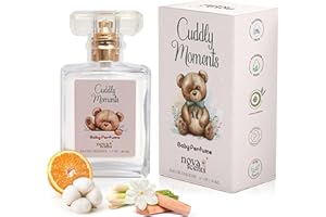 Nova Scents| Baby Cologne| Baby Perfume| Alcohol Free, Hypoallergenic, Paraben Free| Floral, Fresh, Powdery| Gentle Scent for Babies & Toddlers| 1.7oz, 50 ml- Cuddly Moments