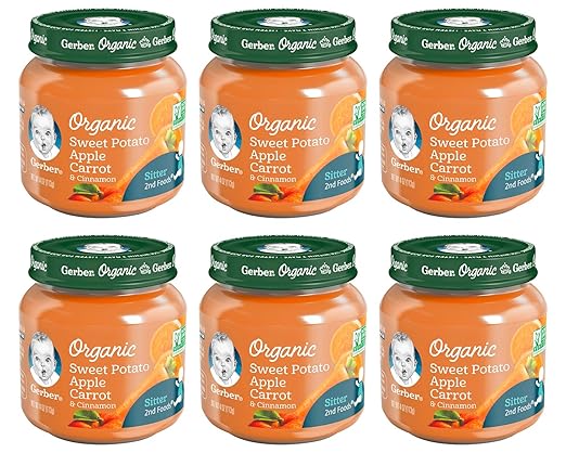 gerber 1st foods pureed baby food