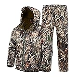 NEW VIEW Camo Hunting Clothes for Men,Quiet Warm