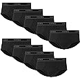 Hanes Men's Moisture-Wicking Cotton Briefs, Available in White and Black, Multi-Packs Available
