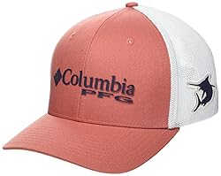 Columbia Unisex PFG Logo Mesh Ball Cap, Faded