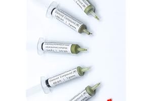 TechDiamondTools Diamond Polishing Compound Kit of 5 Lapping Paste USA Made 400 500 600 800 1050 Grit for Marble Glass Metal Rock Jewelry Resin Silver with 25% of Diamond Powder