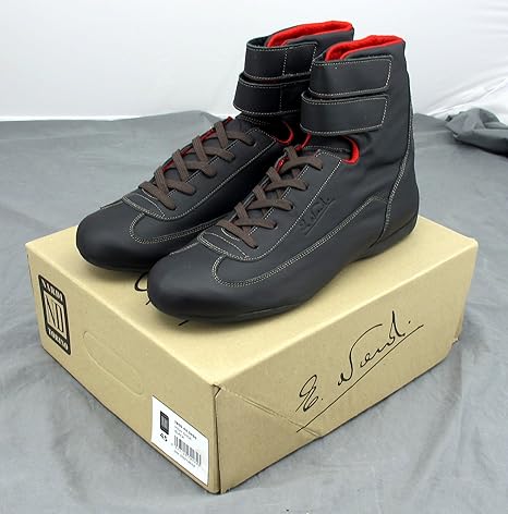 Amazon Nardiレザーハイカット運転靴 ブラックレザー 41 ブラック 2800 04 0430 カーアクセサリ 車 バイク