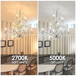 Energetic LED B10 E12 Candelabra Light Bulbs 60