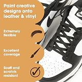 Furniture Clinic Leather Paint White 50ml Flexible for All Leathers view 2