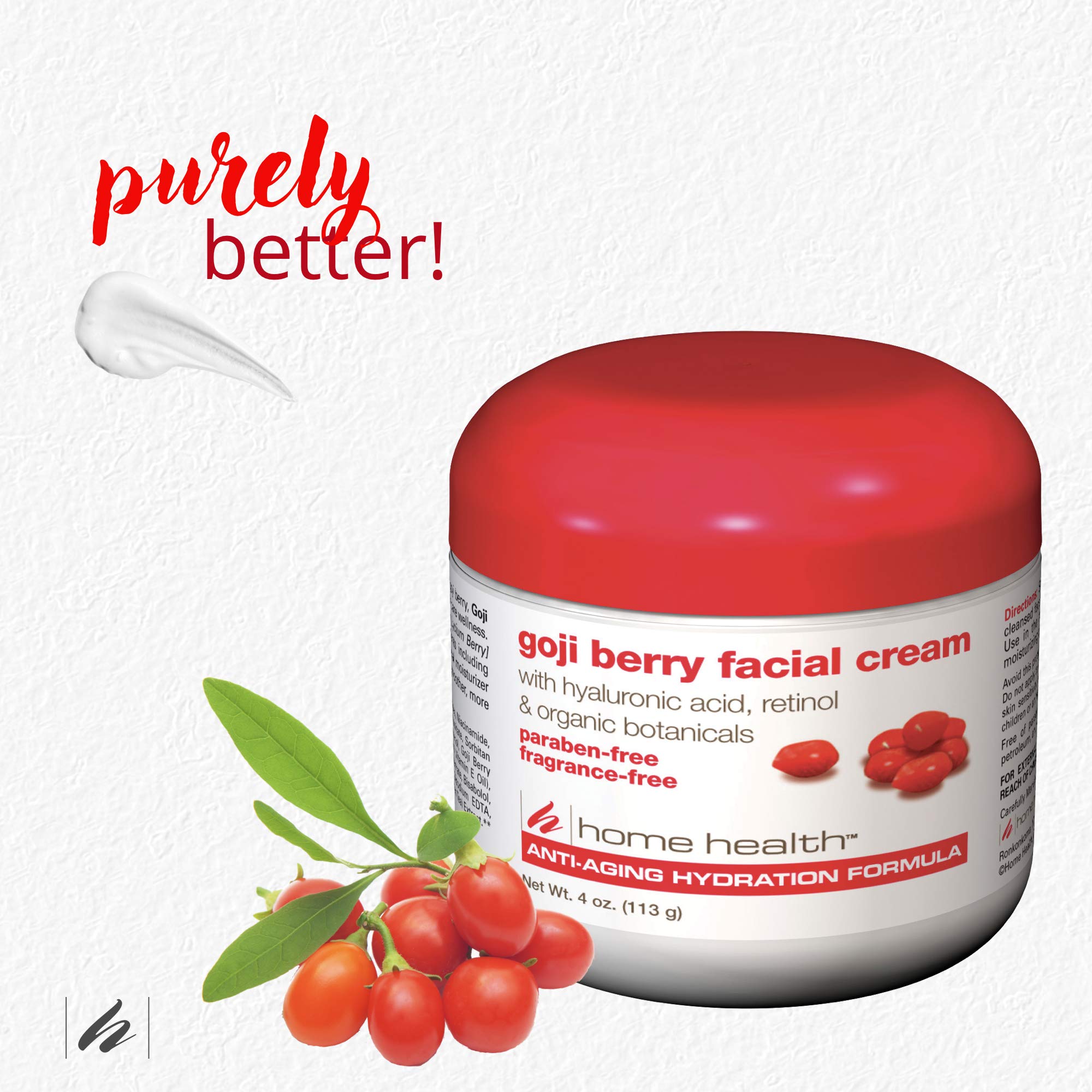 Home Health Goji Berry Facial Cream 4 oz Moisturizing & AntiAging