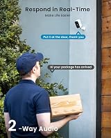 ieGeek 2K Wireless Security Camera Outdoor Battery 2 Pack Color Night Vision view 8