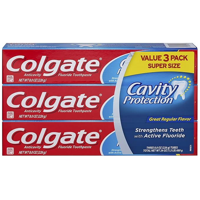 Colgate Cavity Protection Toothpaste, 8 Ounce Beauty