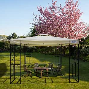 Amazon Com Quictent 10x10 Garden Gazebo Canopy Metal Soft Top