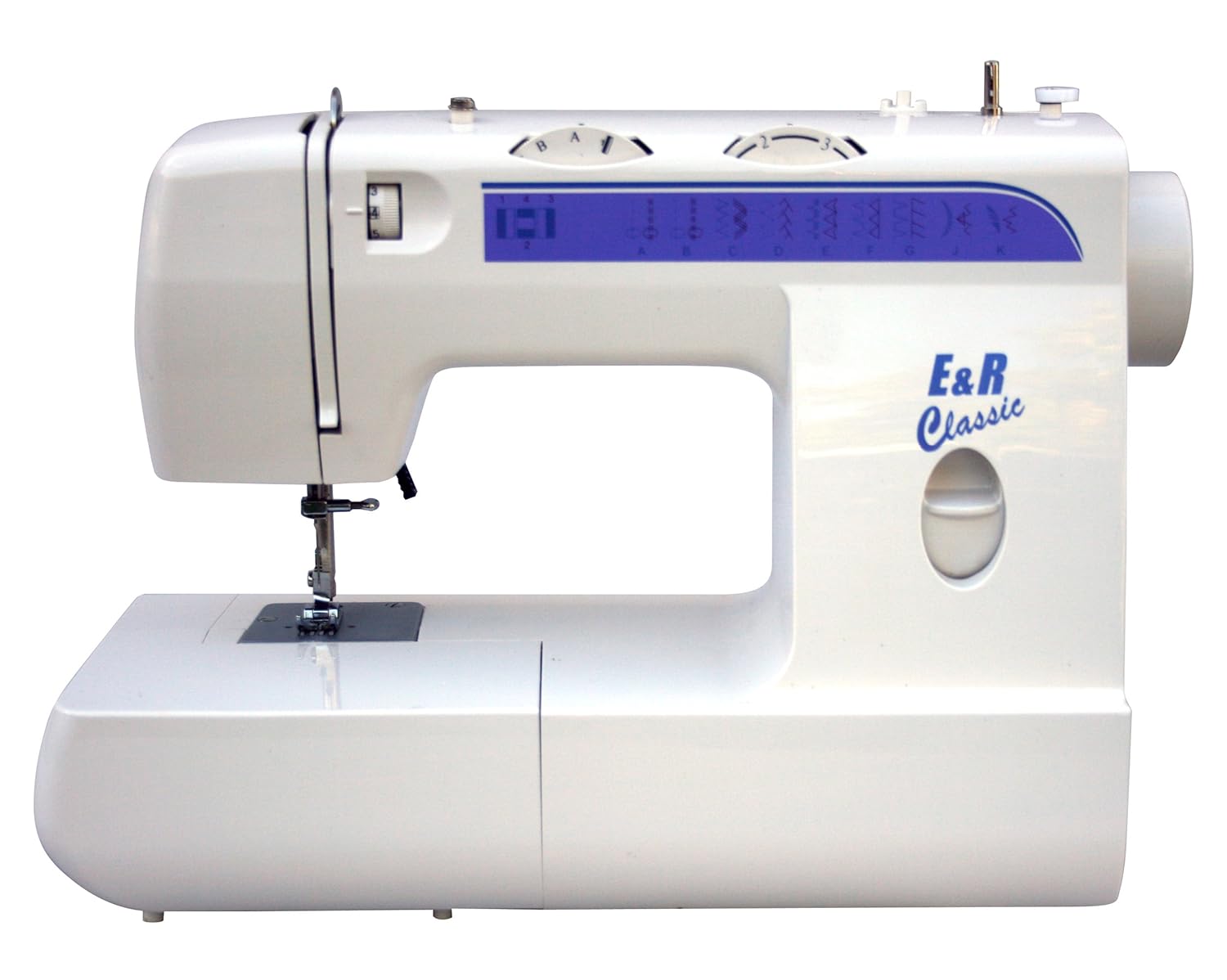 E&R Classic KP883 Free-Arm Sewing Machine 19 Programmes: Amazon.co.uk:  Kitchen & Home