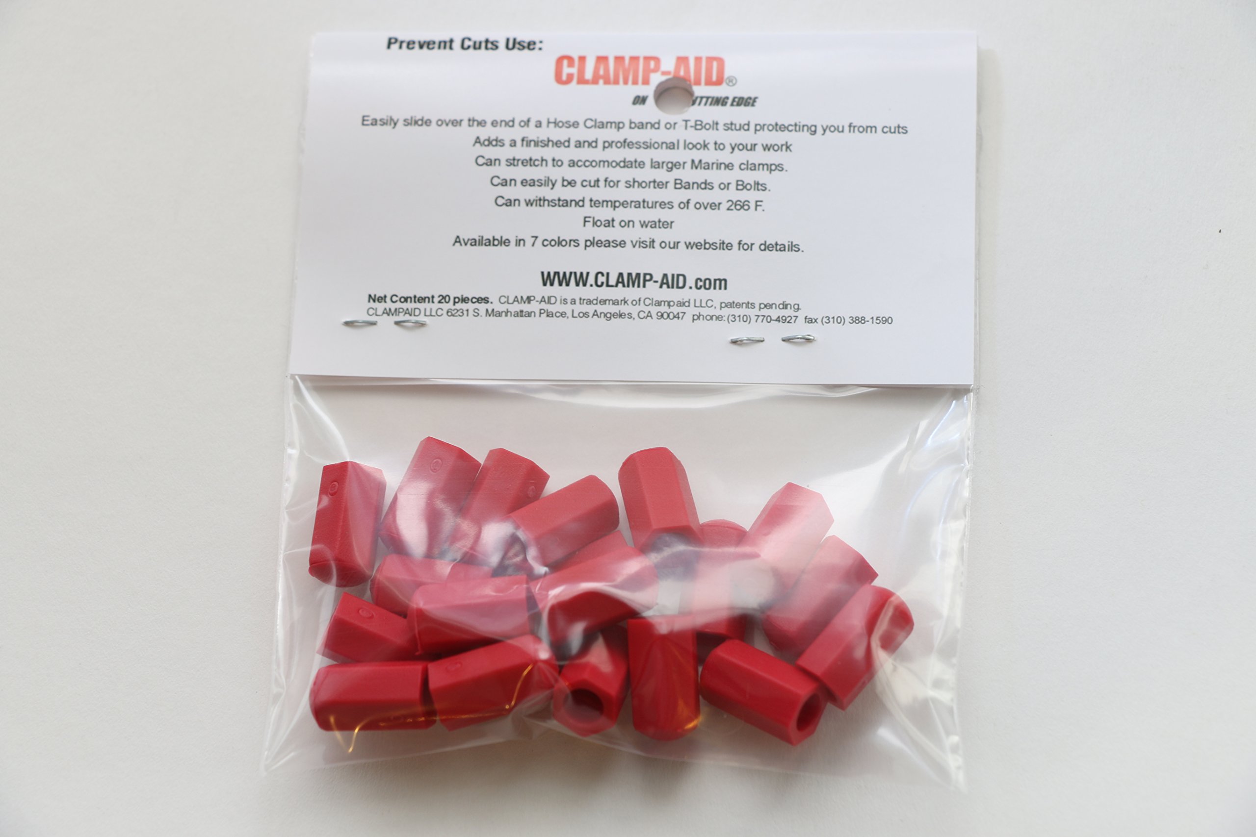 CLAMPAID Heavy Duty TBolt Hose clamp Stud Covers Thread Protectors