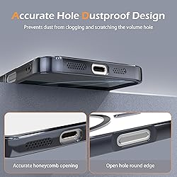 IAIYOXI Magnetic Clear Case for iPhone 16 Pro Max
