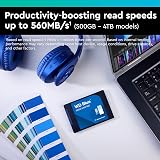 WD Blue SA510 500GB 2.5" SATA SSD Read 560MB/s Western Digital view 3