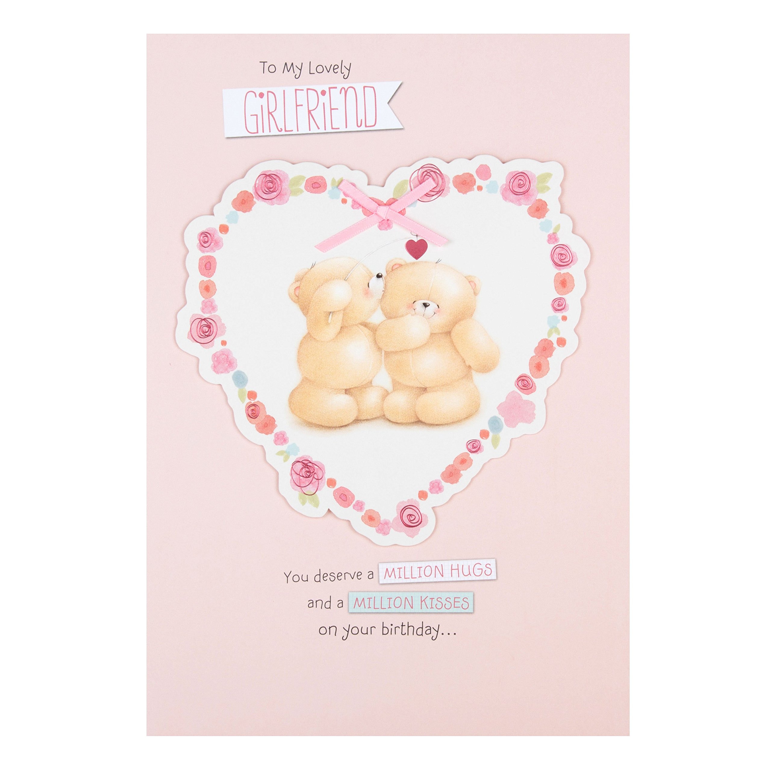 Hallmark Forever Friends Girlfriend Card "You Deserve a Million Hugs" - Large