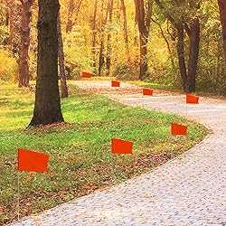 Zozen Marking Flags, Red Color | 1000 Pcs | 15x4x5