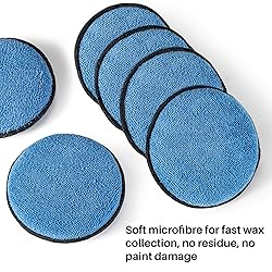Sukh 12 Pack Microfiber Foam Car Wax Applicator Pad