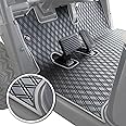 Xtreme Mats EZGO RXV Golf Cart Mat, Full Coverage Golf Cart Floor Liner Mat - Only Fits EZGO RXV (2008-2022) & 2Five (2009+) - Black with Grey Trim