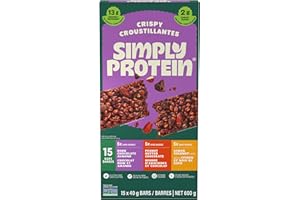 Simply Protein �鶹�� Variety Pack Protein Bars, Gluten Free, Vegan, High Protein Snacks, 15 Count