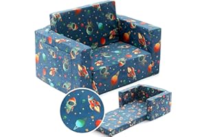 nimboo Toddler Couch - Kids Sofa Bed, Baby Fold Out Couch, Toddler Couches That Fold Out Boys, Kids Sofa Lounge Chair