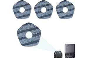 Microfiber Mop Cloths Pads for Eufy X10 Pro Omni Robot Vacuums, Eufy X10 Pro Omni Mop Pads, X10 Pro Washable Mopping Pad Part