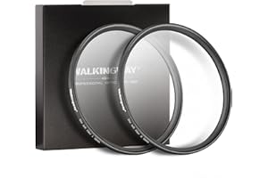 Walking Way 58MM White Pro Mist Diffusion Filter Soft Focus Filter Dreamy Fog Effect Circular Lens Filter Set Softening Diffu