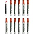 Sakura Low Halogen Solid Paint Markers with Twist Up Tip - Permanent Marker Pens - Marker for Steel and Metal - Red Paint - 12 Pack