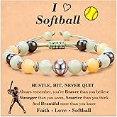 Tarsus Volleyball/Basketball/Football/Softball/Baseball Bracelet Gifts for Boys Girls, Teen Boys/Girls Gift Ideas for Christmas Graduation Birthday