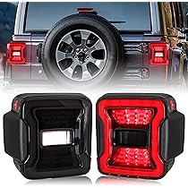 JEEP JK Wrangler用 美品テールライト 2個セット LDETXY LED Tail Lights for Jeep Wrangler JL 2018-2025