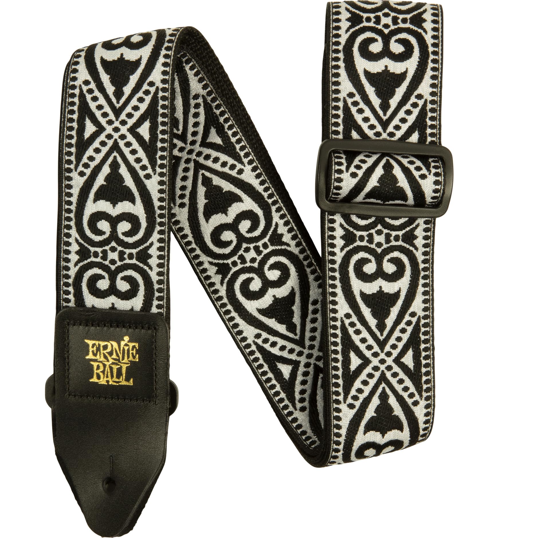 Ernie Ball Black Heart Jacquard Guitar Strap