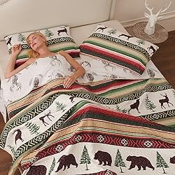 Quilt Set King Size Rustic Bedspread Coverlet King