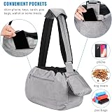 Ownpets Pet Sling Carrier Medium Fits 6.5-9kg Adjustable Hands-Free Strap Pocket view 5