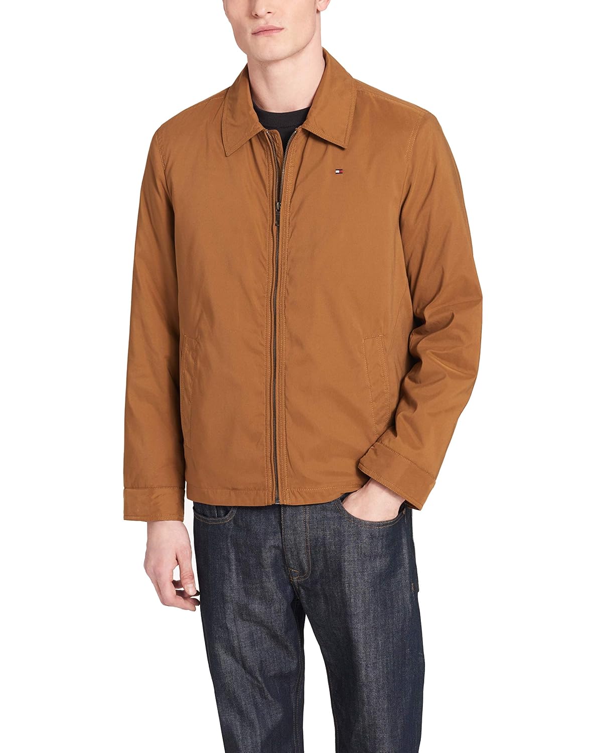 tommy hilfiger micro twill jacket