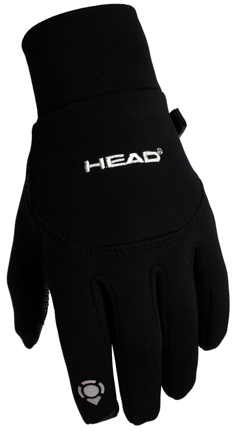 Guantes Head Long Finger 6827 - Acolchado De Gel, Tacto Para Pantallas, Talla XXL, Color Gris