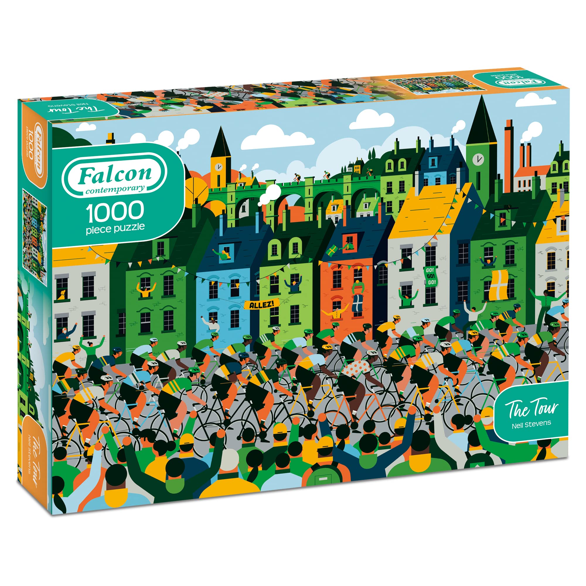 Jumbo, Falcon Contemporary - The Tour, Jigsaw Puzzles for Adults, 1000 piece