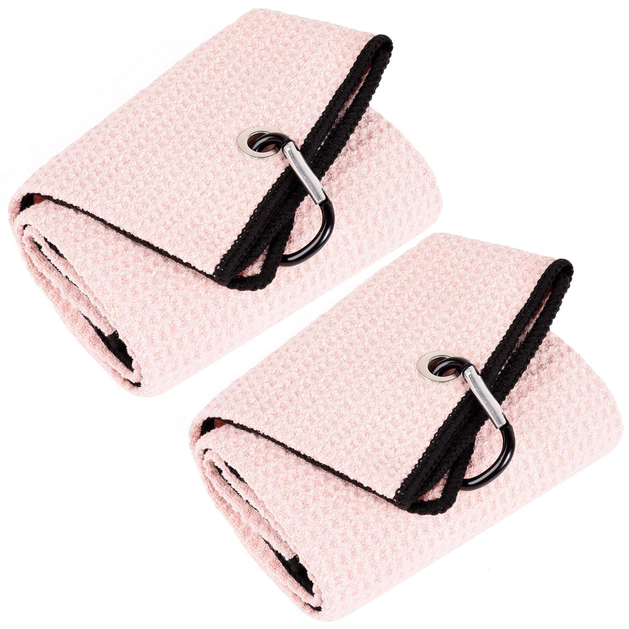 Mile High Life Golf Towel | Tri-fold Waffle Towels | Premium Microfiber Fabric | wiith Heavy Duty Carabiner Clip