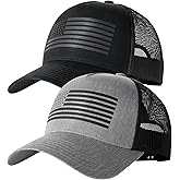 FURTALK American Flag Trucker Hat Baseball Cap for Men Women Snapback Adjustable Hat