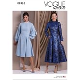 Vogue V1983H5 Misses' Fit and Flare Dresses Sewing Pattern Packet, Design Code V1983, Sizes 6-8-10-12-14