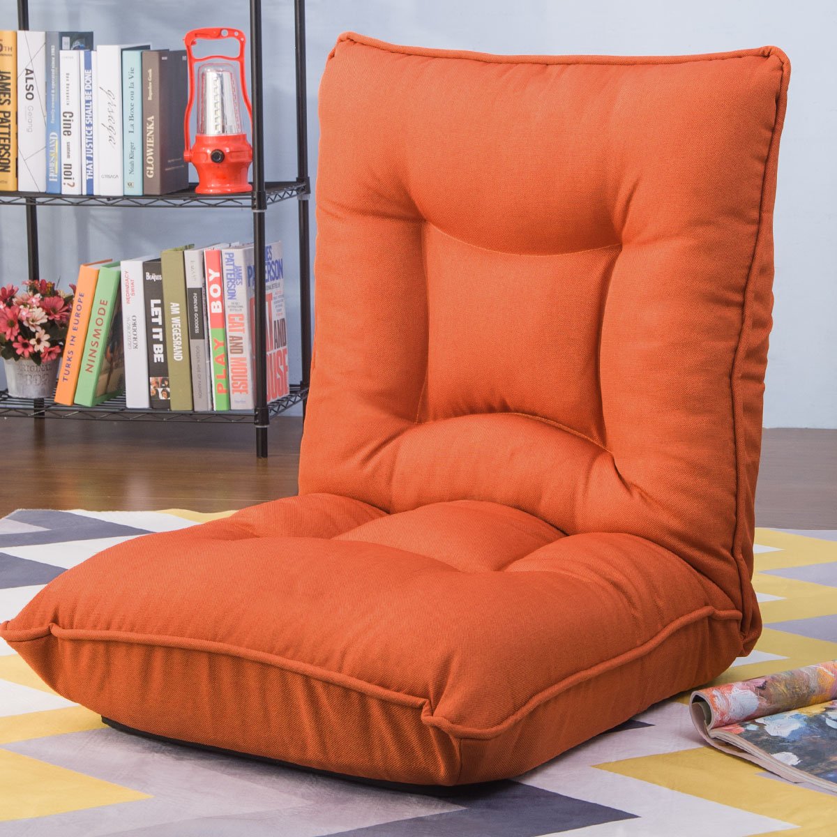 Harper&Bright Designs Folding Floor Gaming Chair Sofa Lounger Bed